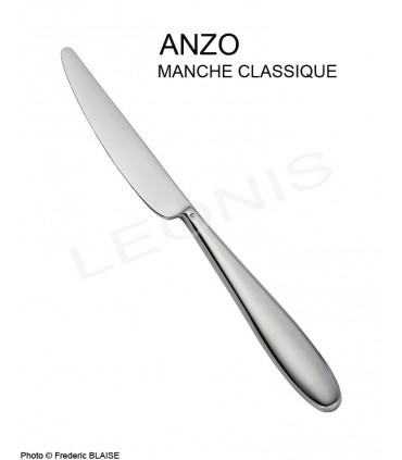 Anzo, couteau manche classique couvert inox Eternum  | www.couvertdetable.fr