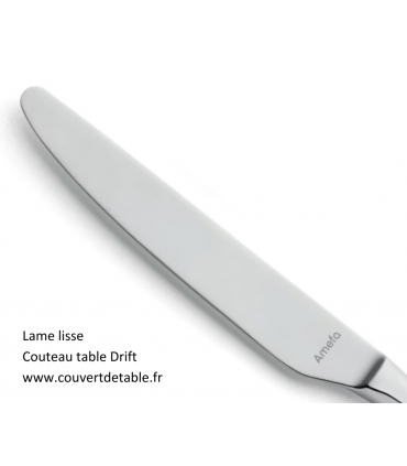 Drift, couteau table Drift, Amefa |  www.couvertdetable.fr