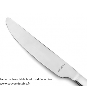 couteau table Caractère, couverts inox Amefa|  www.couvertdetable.fr