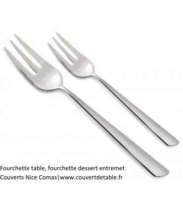Nice, couvert inox Comas