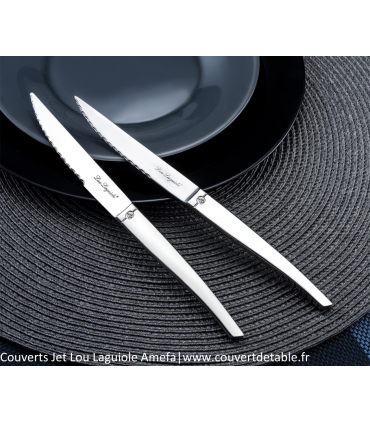 couvert jet lou laguiole 18/0 | www.couvertdetable.fr