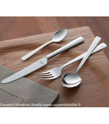 couvert Moderno inox 18/10 Amefa | www.couvertdetable.fr