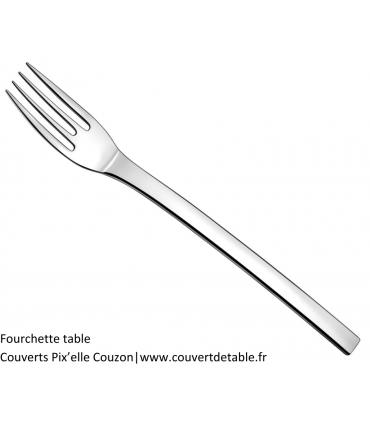 fourchette table, couverts inox pix'elle couzon 18/10 | www.couvertdetable.fr